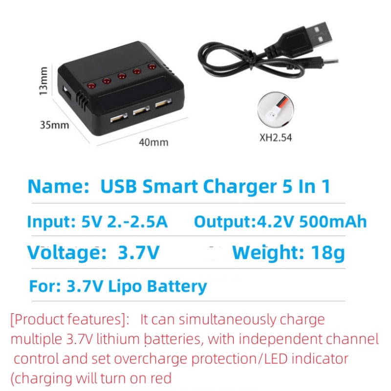 Syma X5HW X5HC X5C X5SW 3.7V 5 - đánh giá và giá Drone Battery Adapter