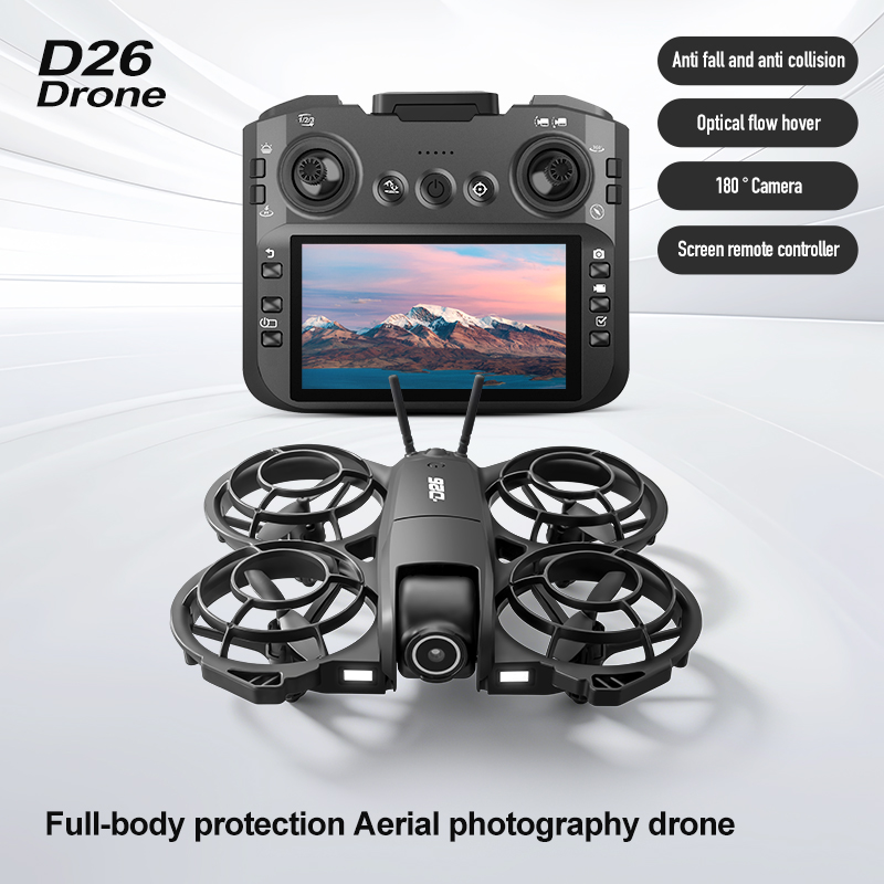 D26 Drone 4K Aerial HD 180° Ca - đánh giá và giá Drone Battery Adapter