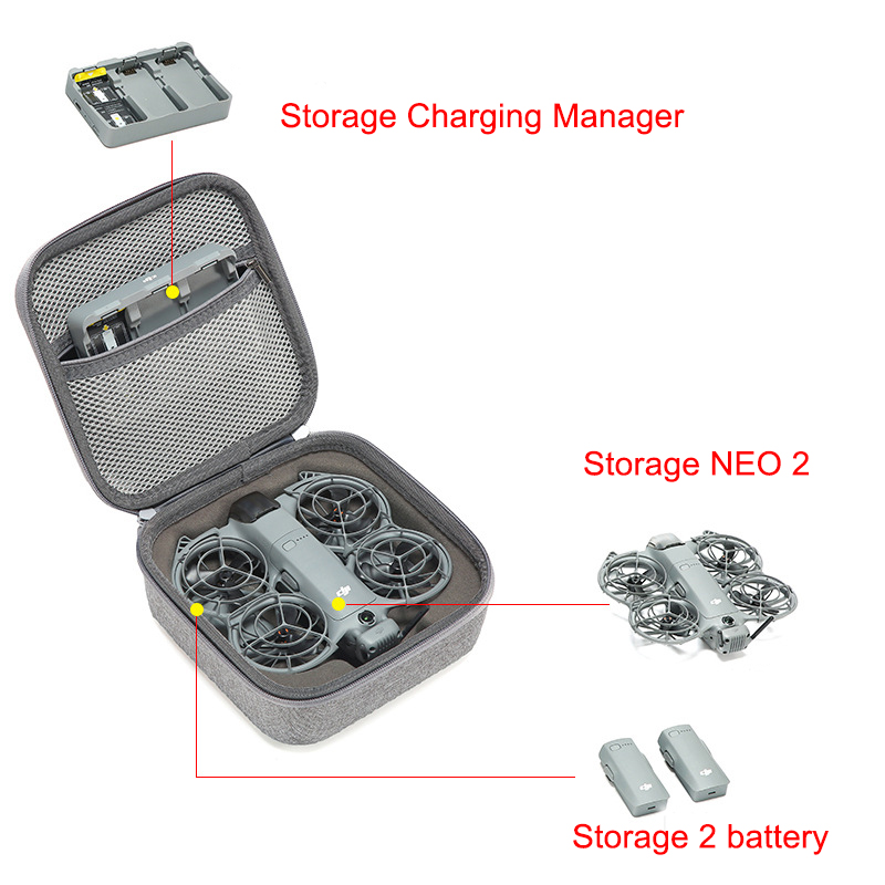 Carrying Shockproof Case for D - đánh giá và giá Drone Carrying Case